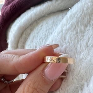 Cartier C DE CARTIER WEDDING BAND, 3
MM WIDTH. Size 48